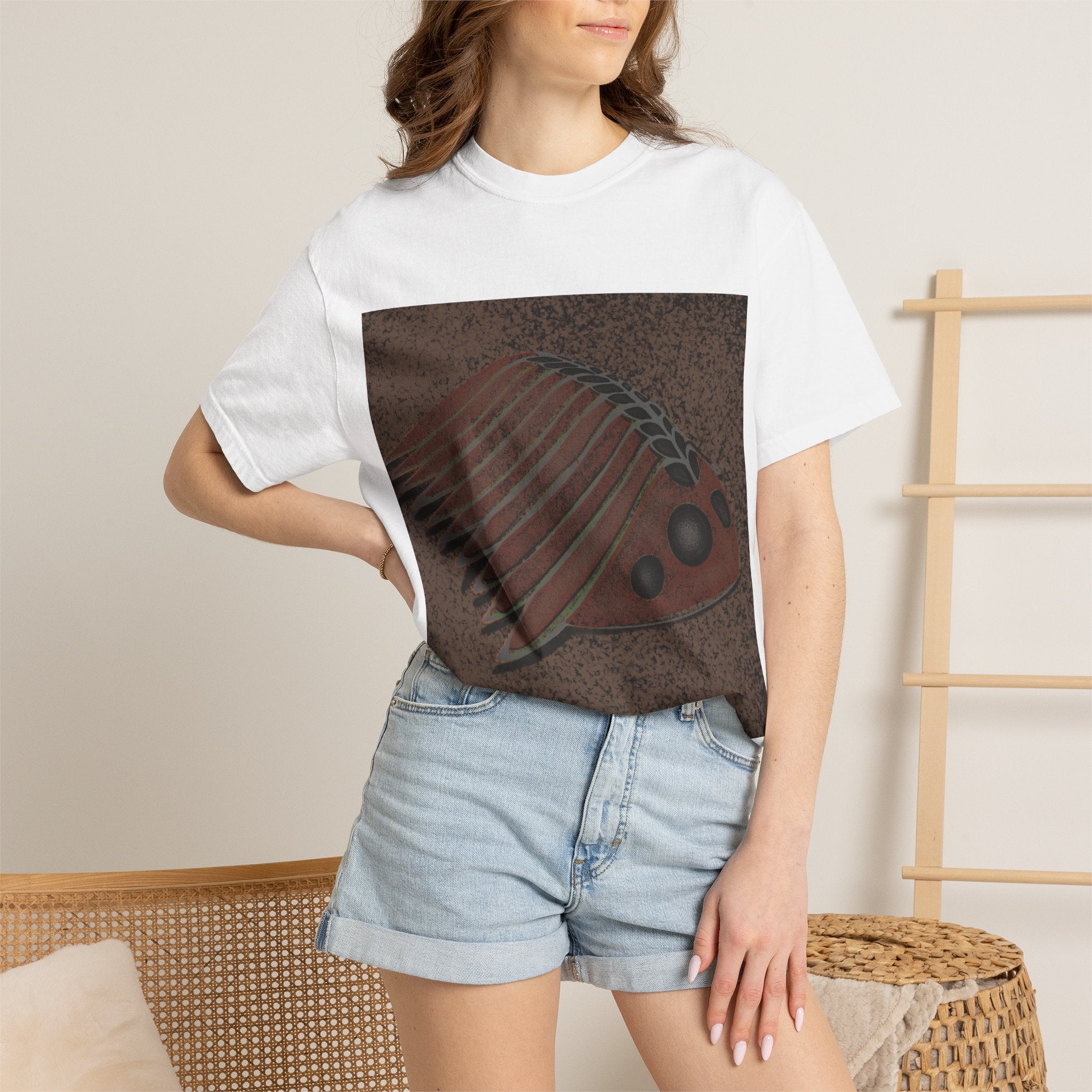 Trilobite Fossil Illustration T-Shirt | Vintage Paleontology Tee